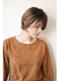 【roubu.】バレイヤージュグラデーション ブランジュショート