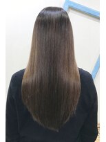 アークスヘアー&nbsp;髪質改善★柔らかい上品ナチュラルストレート ×ダークブラウン