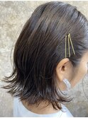 ボブ×スモークカラー