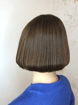 ジーナ セントラル銀座(Zina)&nbsp;セシルカットフリンジウェーブ×大人かわいい前髪ココアブラウン