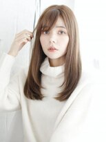 ヘアメイク ナル(hair make nalu) 透け感ベージュのナチュラルストレート