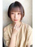 【TheC涼】ツヤ感ナチュラルショートボブ