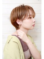 オーシャン(Ocean)&nbsp;[OCEAN Hair&Life藤原純] こなれヘアショート×マロンベージュ☆