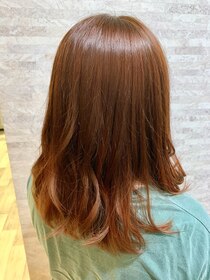 ヘア デザイン クランプ フロント(Hair Design CLAMP front) オレンジショコラブラウン