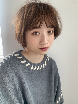 ヘアーアンドメイク エクリ 不動前店(Hair&Make equri) 大人かわいい ショートボブ / ナチュラル / 20代30代40代