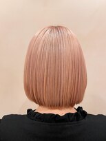 ハイル(Heil)&nbsp;【Heil】 小顔/前下がりボブ/フラミンゴピンク/ケアブリーチ