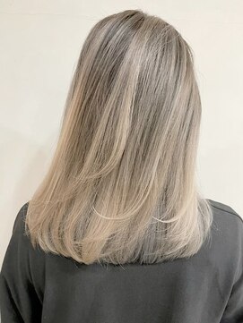 デューヘアー(due hair) エアタッチ　ミルクグレージュ