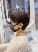 【絶壁解消】丸みマッシュショート