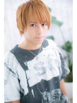 ミック 日暮里店(miq) ブリーチオンカラーが個性的!モテ系ショートマッシュウルフa1