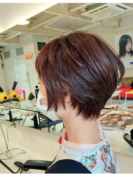 ノーマジーン(Norma jean) 大人かわいい小顔ひし形ショートボブ30代40代50代越谷