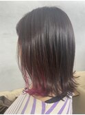 インナーカラー◎ビビットピンク