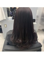 アオアクア バイ グルグル 小岩店(ao akua by GULGUL)&nbsp;ピンクブラウン×layer Style