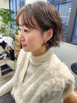 アム(amu) くせ毛パーマ/ショートボブ/ゆるめパーマ/ショートパーマ