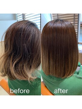 ニコ(niko) 【二村】ハイブリーチ　髪質改善トリートメント