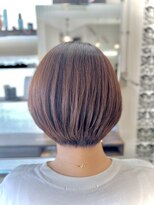 オルオル(OLUOLU)&nbsp;艶ショート×白髪ぼかし