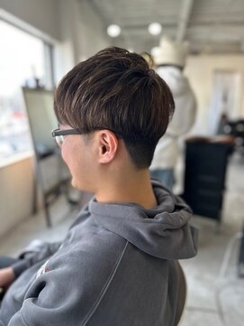 メンズカット バイ ソイクフ(メンズカット by SOY-KUFU) 黒髪スタイルレイヤーカットMEN'S HAIR