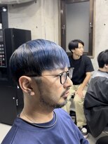 フイ 自由が丘(men's salon Hui)&nbsp;ハイトーンカラー/マッシュパーマ/アースカラー/men's/