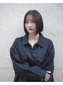 こっくりとしたボブ