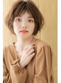 暖色系カラー細めハイライト小顔マッシュパーマ311X大宮20代30代