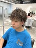 【トップスタイリスト】萩原指名　カット＋パーマ＋ハイライト　　￥18500