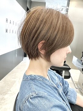 ハルキミナトジャパン センダイ(HARUKI MINATO japan SENDAI) 大人丸みショート