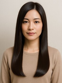 マイン(mine)の写真/手触りまで変わる。カラー後でも潤いと艶が続く“育てる髪質改善” ケアプロ/水素カラー/marbb