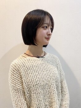 エンリッチヘア(enrich hair)の写真/丁寧な施術と高い技術力で、どこから見てもキマる似合わせカット◎小顔魅せも叶う横顔美人に☆
