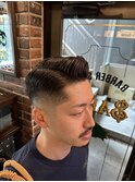 サイドパートアイロンパーマ
