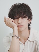 フィフス 原宿(fifth)&nbsp;波巻きスパイラルパーマメンズマッシュウルフヘアメンズパーマ