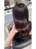 くびれヘア縮毛矯正アプリコットオレンジ夏ハイライト《用賀》