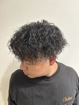 グラフ 立川(Graph.) ツイストパーママッシュツーブロックメンズ