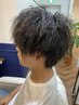 【ダメージ補修】大曽根メンズへ。美髪ツイストパーマコース