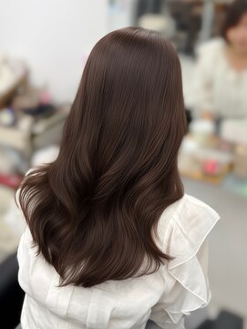 ハピネス 梅田茶屋町店(HAPPINESS) レイヤーカット/ブリーチなし/チョコレートブラウン/顔まわり