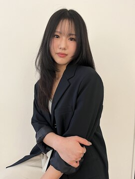 シーン(SCENE) クラゲヘアー/小顔に見せるヘア/ココアベージュ/天神