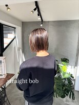 エムドットヘアーサロン(M. hair salon)&nbsp;【栗本浩司】切りっぱなしストレートボブ