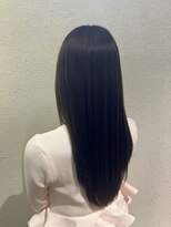 エルサフィロ キタハマ(el zafiro kitahama)&nbsp;20×30×40代×ロングストレート×髪質改善×ツヤ感カラー