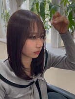 ドクターズサロン レラパール&nbsp;髪質改善/前髪カット/顔周り/シースルーバング/ダークアッシュ