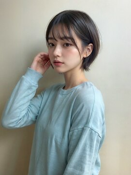 テーラヘアー 我孫子店(TELA HAIR) ナチュラルブラック×くびれショート＜20代30代40代50代＞