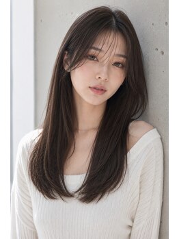 ネオリーブノース 中板橋店(Neolive north)の写真/【カット+縮毛矯正￥11000/+トリートメント￥13750★】サラサラヘアが人気！触れたくなる愛され髪☆
