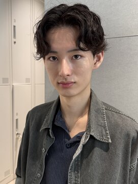 トリッカ シブヤ(TRICCA SHIBUYA) メンズカットパーマニュアンス波巻きナミマキフェザー渋谷