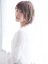 【aRietta/銀座】 小顔大人かわいいワイドバング耳かけボブ