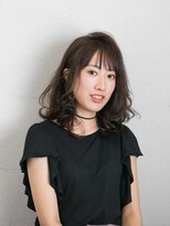 ラテ(Latte)&nbsp;【Latte自由が丘】ミディアムレイヤー×毛先ワンカール