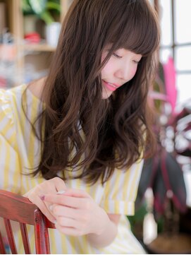 カバーヘア ブリス 川口(COVER HAIR bliss) *+bliss川口+*…くせ毛風ウェーブ…小顔抜け感フェミニンe