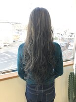 ヘアアンドメイク ムーア(Muuua) グレージュ＋ハイライト