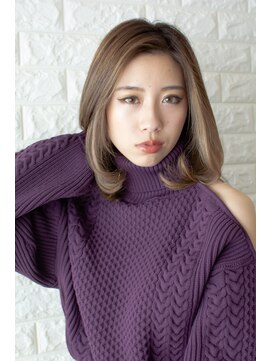 ノイン(noine) 前髪がないスタイルに憧れて、