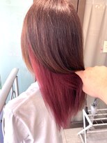 ヘアーサロンヴォイス 大野城店(Hair Salon Voice)&nbsp;インナーカラー、ピンク