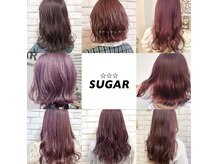 シュガー ヘアアンドネイル 仙台(SUGAR)の雰囲気（#パープル#ピンク#チェリーピンク#ラベンダー#ピンクベージュ）