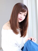 トップヘアー ガーデンヴィラ 安城(Garden Villa)&nbsp;つややかストレート/ニュアンスカラー/前髪パーマ