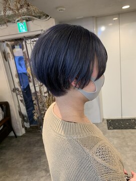 ヘアスタジオニコ(hair studio nico...) ブルーショート
