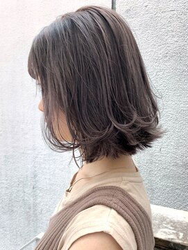 アイティー バイ アルバム 中野店(IT by ALBUM) グレージュボブ_エアリーミディショートパーマ_ba310992